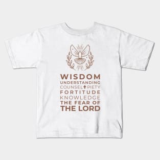 7 Gifts of the Holy Spirit — Catholic Confirmation Kids T-Shirt